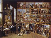 David Teniers Arobduke Leopold Wilhelm in his gallery in Brussels oil